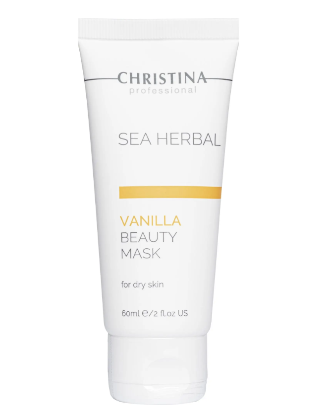 VANILLA BEAUTY MASK SEA HERBAL CHRISTINA Ванільна маска краси для сухої шкіри 60 мл