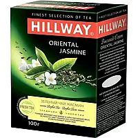 Чай зеленый листовой Hillway oriental jasmine 100гр (Хилвей)