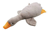 Мягкая игрушка-подушка обнимашка "Гусь" серый р.100см серый р.100см
