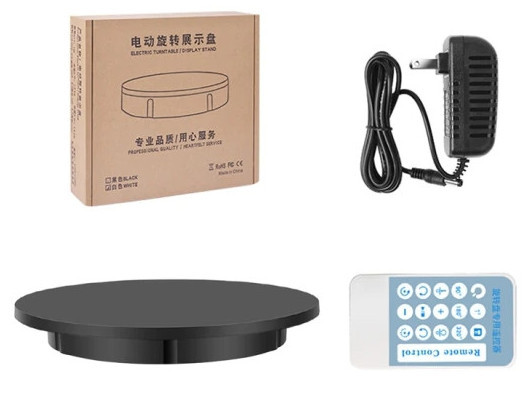 Предметний стіл поворотний 42см пульт чорний Puluz DCA1271B, фото 1