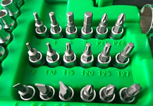 Набір інструменту 1/2", 1/4" 82шт (ключі, головки, біти, тріскачки) TOPTUL GCAI8201, фото 6