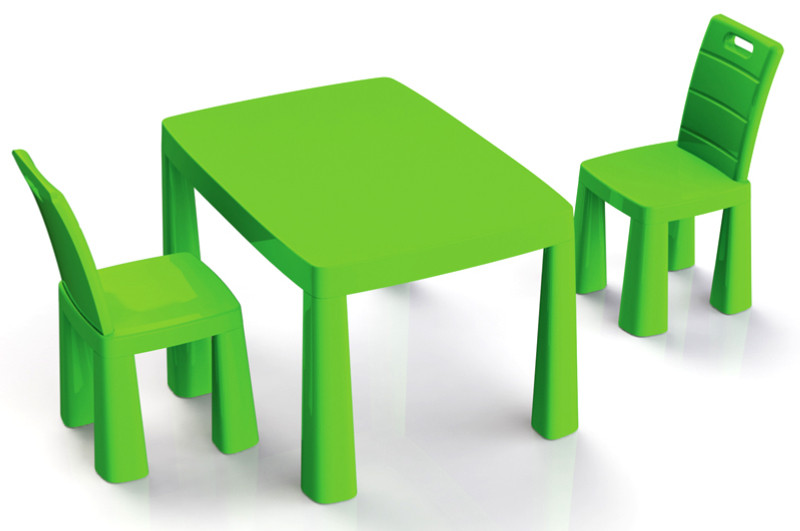 Набор детский стол и 2 стула зеленый 04680/2 DOLONI - фото 1 - id-p2038689590