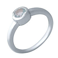 Серебряное кольцо Komilfo с натуральным топазом 1.017ct, вес изделия 2,08 гр (2018872) 18 размер