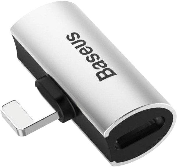 Адаптер-переходник Baseus Audio Converter Lightning - 2 х Lightning Silver/Black (CAL46-S1), фото 1