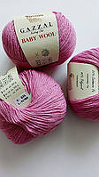 Gazzal Baby Wool — 831 яскраво-рожевий