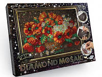 Антистресс алмазная мозаика Dankotoys Diamond mosaic Маки Разноцвет Art31996