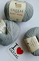 Gazzal Baby Wool — 817 світло-сірий