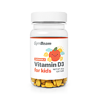 Витамин D3 для детей жевательный GymBeam Vitamin D3 for Kids 120 жев. таб. ( вкус апельсин )