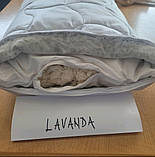 Високоякісна  тепла, натуральна ,бавовняна  ковдра  з квітами лаванди  Lavanda Medium  140 х 200  Словенія., фото 9