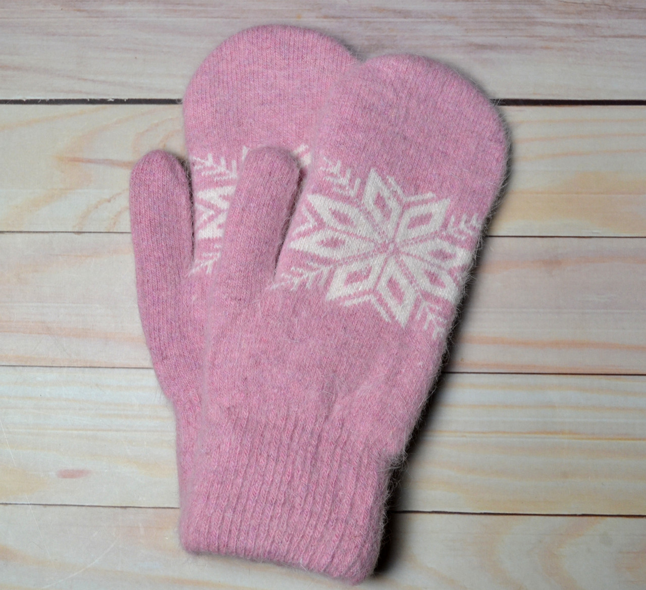 Рукавиці з ангорської вовни 12