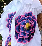 Сукня вишита "Квітка" міні, батист, фото 2