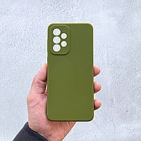 Чехол на Samsung Galaxy A53 5G Silicone Case зеленый силиконовый / для Самсунг Гелекси А53