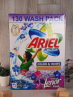 "Порошок для прання у коробці, універсальний, Ariel Universal + Lenor, 10KG. 130 праннів. "