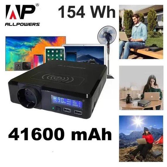 Портативна зарядна станція AllPowers S200 154Wh 41600mAh 200W Portable Power Bank