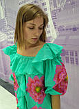 Сукня вишита "Квітка" міні, батист, фото 4