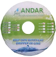 Крапельна стрічка ANDAR емітерна  9  mill 10 см 1000 м 1.38 л/ч, фото 1