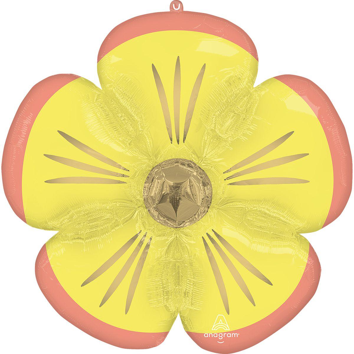 Anagram 35" Квітуча ромашка Куля фольгована фігура — В УП, фото 1