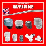 Розповітрювач каналізаційний (аераційний клапан) 110 мм з манжетою McALPINE MP47-30, фото 10