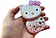 Оригінальний телефон розкладачка для дітей Hello Kitty (білий), фото 4