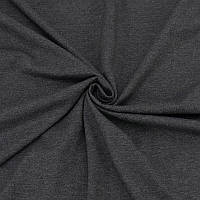 Ткань кулир стрейч Турция 190 г./м2 Темно-сирый меланж