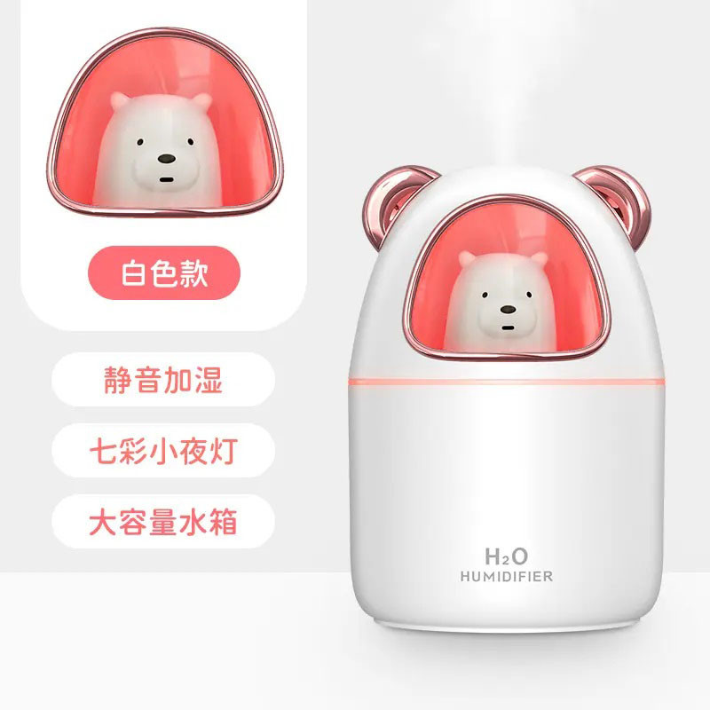 Нічник зволожувач дитячий Bear Humidifier H2O USB | Ультразвуковий CJ-303 зволожувач повітря