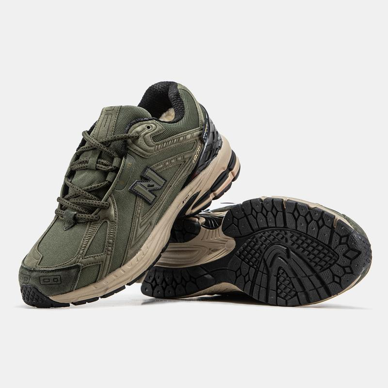 Чоловічі зимові кросівки New Balance 1906R Cordura Gore-Tex з хутром хакі водонепроникні