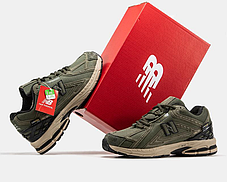 Чоловічі зимові кросівки New Balance 1906R Cordura Gore-Tex з хутром хакі водонепроникні, фото 2