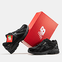 Чоловічі зимові кросівки New Balance 1906R Cordura Gore-Tex з хутром чорні водонепроникні, фото 3