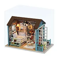 3D объемный румбокс кукольный дом DIY Room 8007-D Good Times детский конструктор игрушечный домик с мебелью