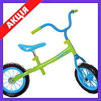 Беговел детский велобег Profi Kids колеса 12 дюймов M 3255-4 зеленый