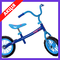 Беговел детский велобег Profi Kids колеса 12 дюймов M 3255-2 синий