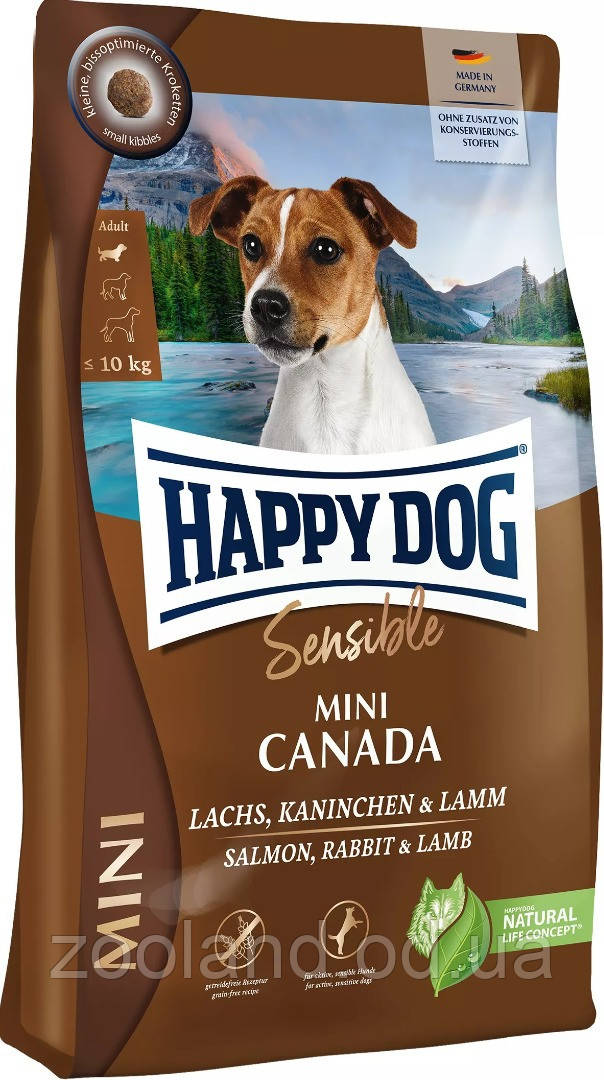 61239 Happy Dog Sensible Mini Canada, 4 кг