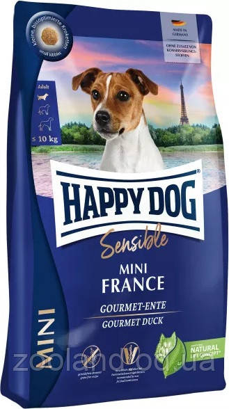 61242 Happy Dog Sensible Mini France, 4 кг