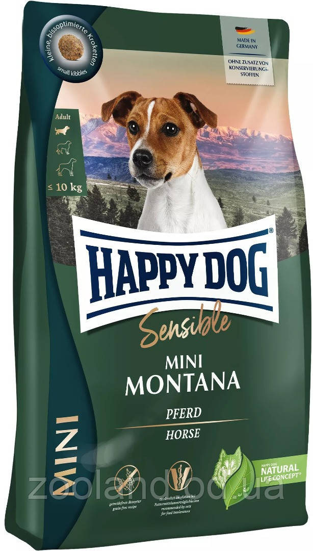 61248 Happy Dog Sensible Mini Montana, 4 кг