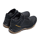 Чоловічі зимові шкіряні черевики Е-series Active Drive Black, фото 3