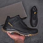 Чоловічі зимові шкіряні черевики Е-series Active Drive Black, фото 8
