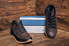Чоловічі зимові шкіряні кросівки Brown Classic, фото 8