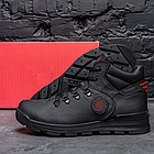 Чоловічі зимові шкіряні черевики  Y-707, фото 9