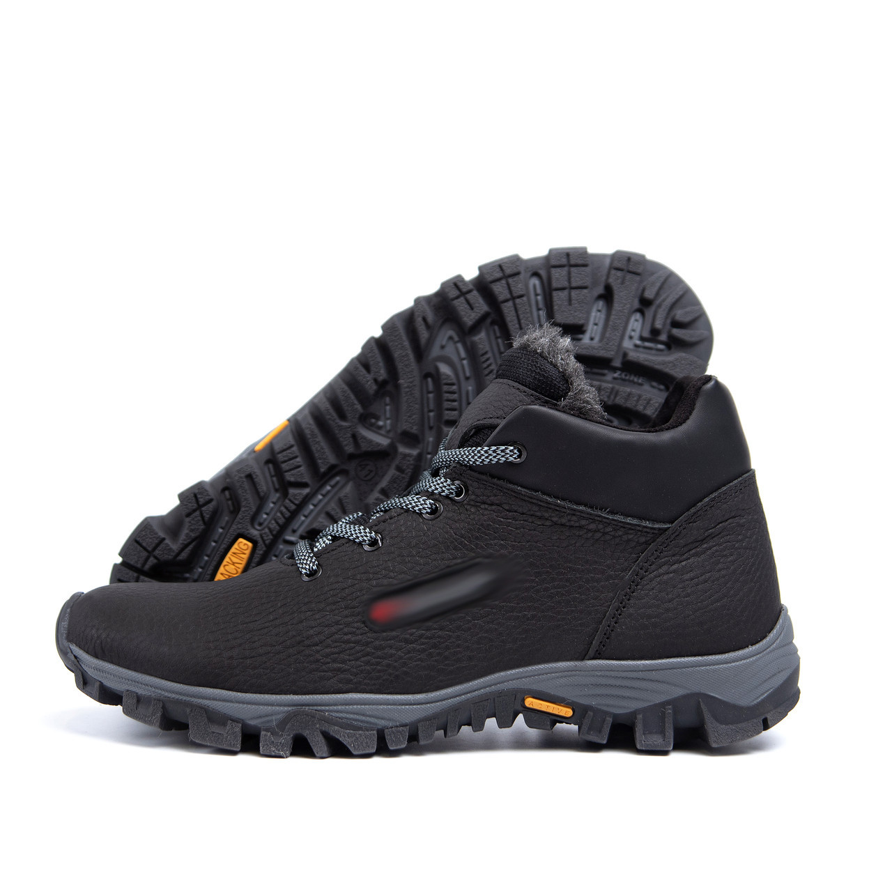 Чоловічі зимові шкіряні черевики, фото 1