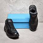 Чоловічі зимові шкіряні черевики ZK Antishok Winter Shoes, фото 5