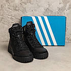 Чоловічі зимові черевики Black Leather, фото 6