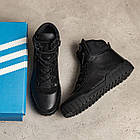 Чоловічі зимові черевики Black Leather, фото 7