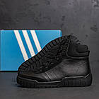 Чоловічі зимові черевики Black Leather, фото 9