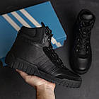 Чоловічі зимові черевики Black Leather, фото 10