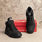 Чоловічі зимові черевики  Black, фото 6