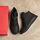 Чоловічі зимові черевики  Black, фото 7