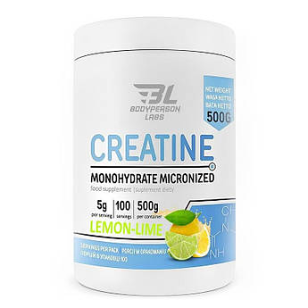 Creatine monohydrate - 500g Lemon Lime