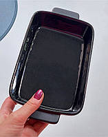 Форма для випічки керамічна "Урсула", 700мл, 23,5x13,5x4,5см, Чорний