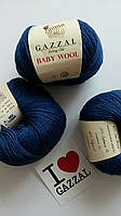 Gazzal Baby Wool - 802 темно-синий