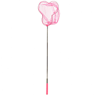 Детский сачок для бабочек "Трехлистник" MS 1287-4 ручка-телескоп 87 см (Розовый)